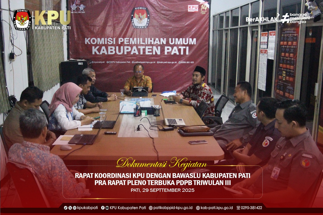 PRA RAPAT PLENO TERBUKA PENETAPAN PDPB TRIWULAN III TAHUN 2025