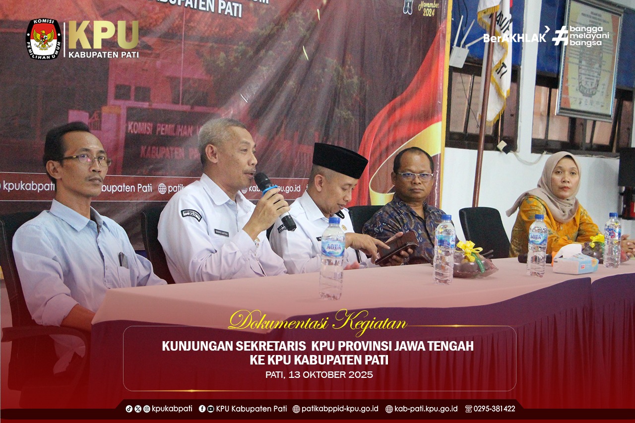 KUNJUNGAN SEKRETARIS KPU PROV. JATENG
